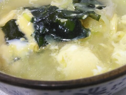 簡単☆キャベツの千切りで!新食感スープ